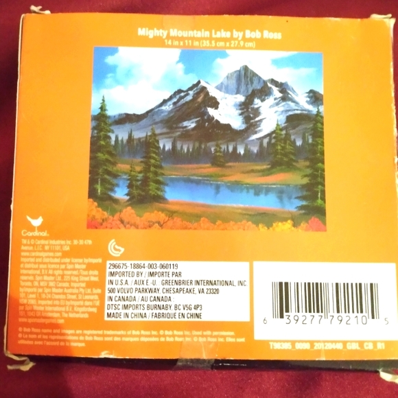Bob Ross Jigsaw Puzzle Rustic Barn 300 Piece - Picture 3 of 4